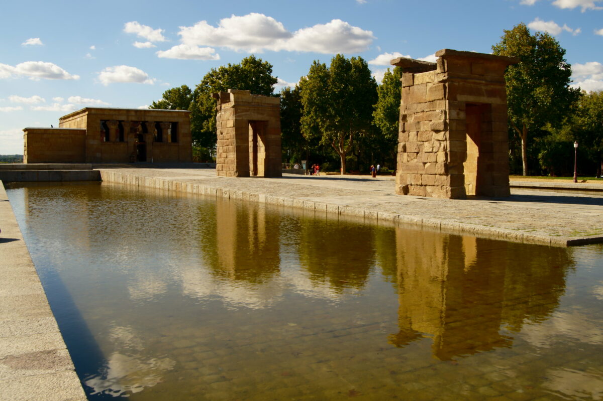 Templo de Debod del parque Oeste